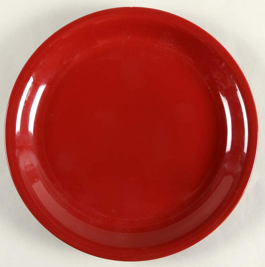 Stackables Red Dinner Plate by Mainstays-1