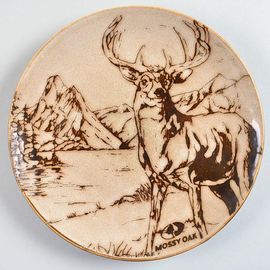 Animal Print Salad Plate by Mossy Oak-1