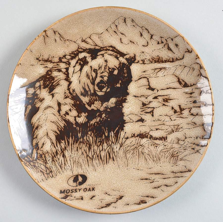 Animal Print Salad Plate by Mossy Oak-1