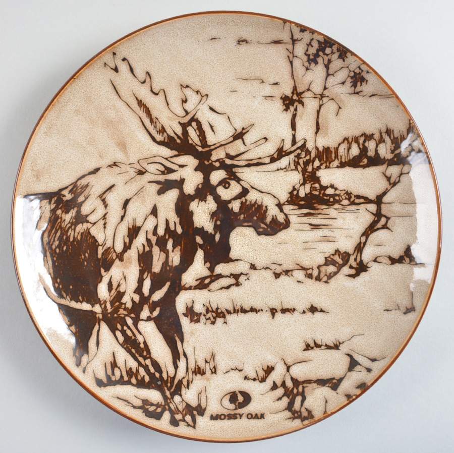 Animal Print Dinner Plate by Mossy Oak-1