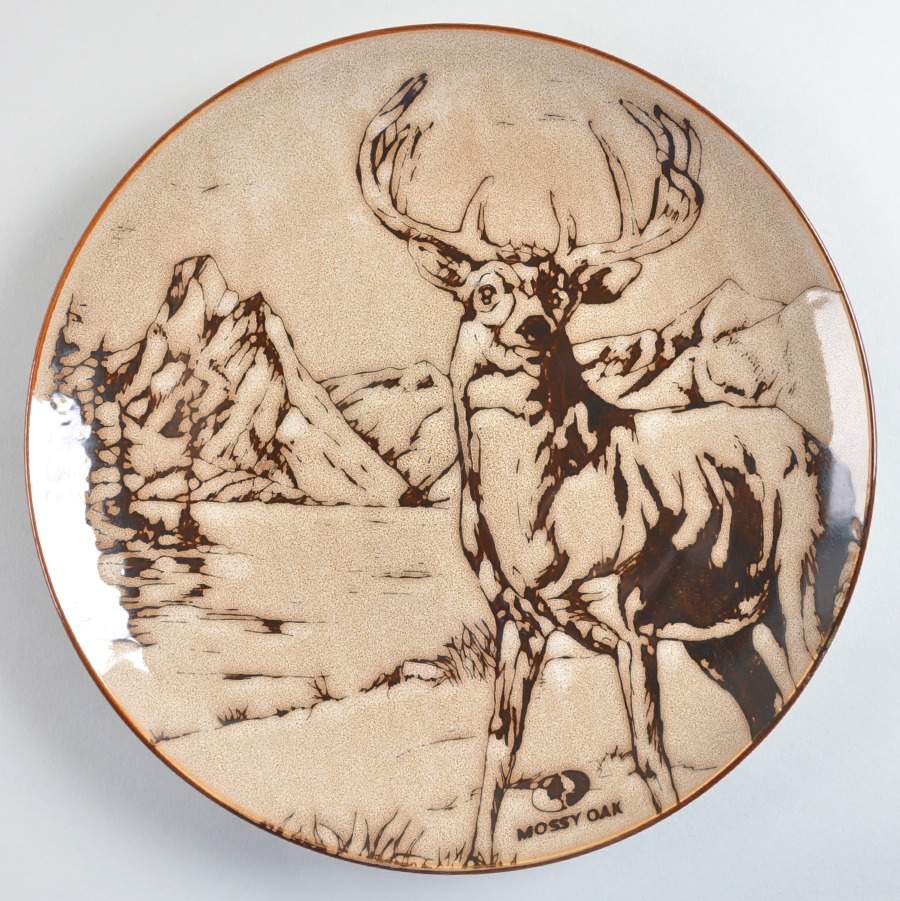 Animal Print Dinner Plate by Mossy Oak-1