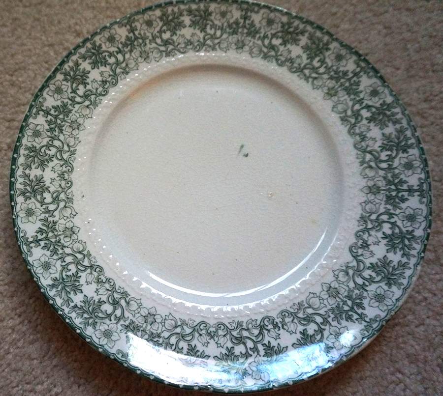 Flora Green Dinner Plate by Mellor-1