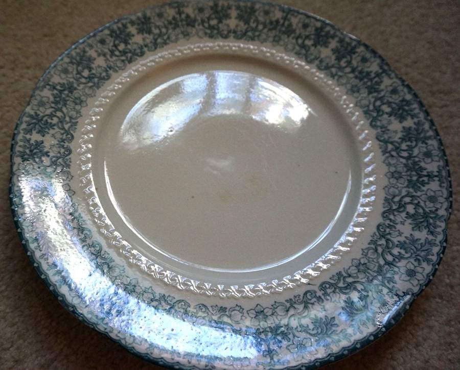 Flora Blue Dinner Plate by Mellor-1
