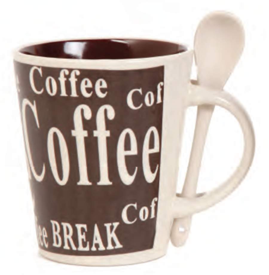 Bareggio Mug & Spoon Set by Mr. Coffee-1