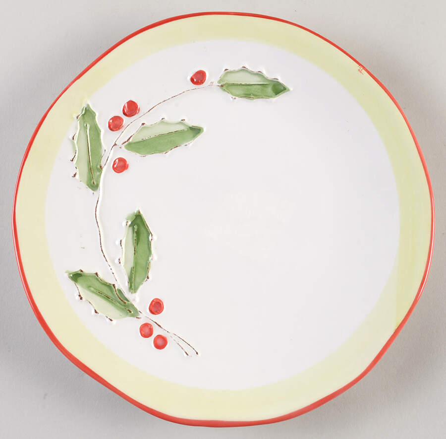 MLJ8 Salad Plate by Maioliche Jessica-1