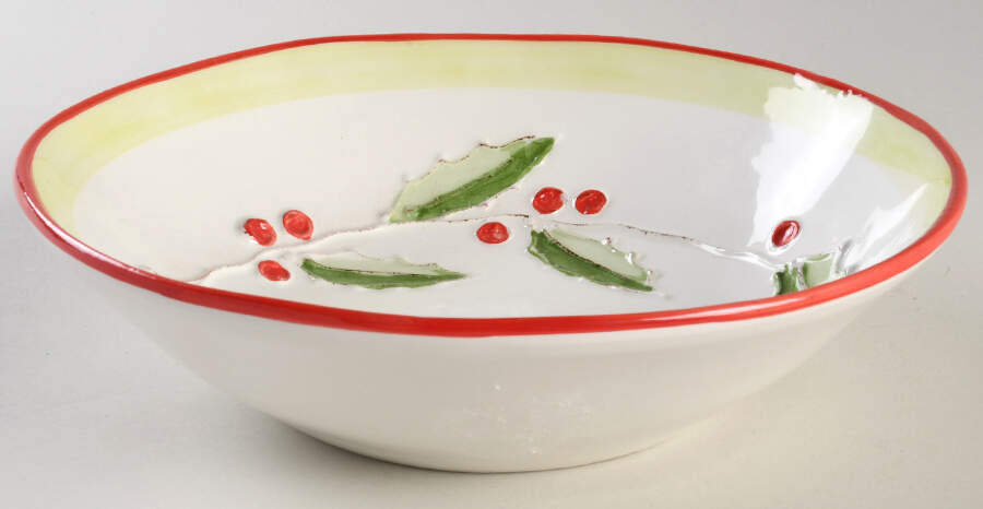 MLJ8 9" Individual Pasta Bowl by Maioliche Jessica-1