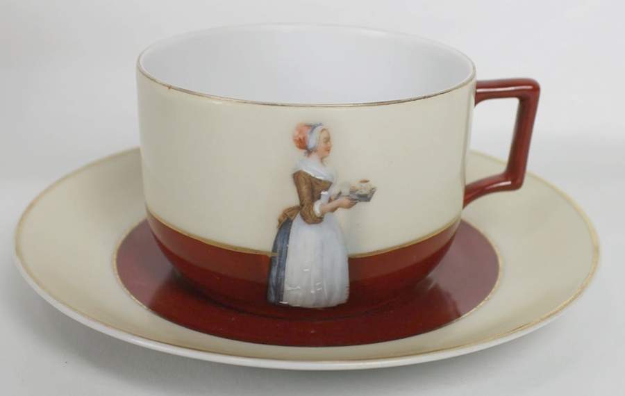 MOS48 Flat Cup & Saucer Set by Moschendorf-1