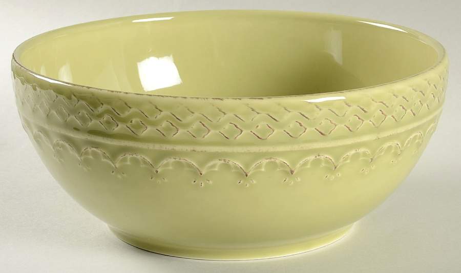 Batalha Green 9" Salad Serving Bowl by Matceramica-1