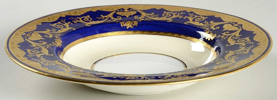 K94 Large Rim Soup Bowl by Minton-1
