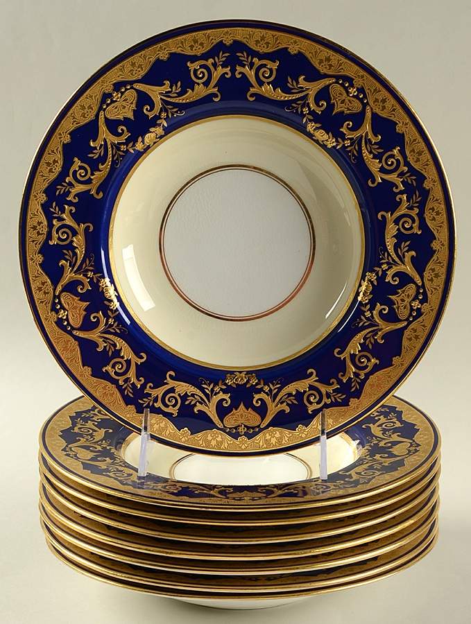 K94 Large Rim Soup Bowl - Set of 8 by Minton-1