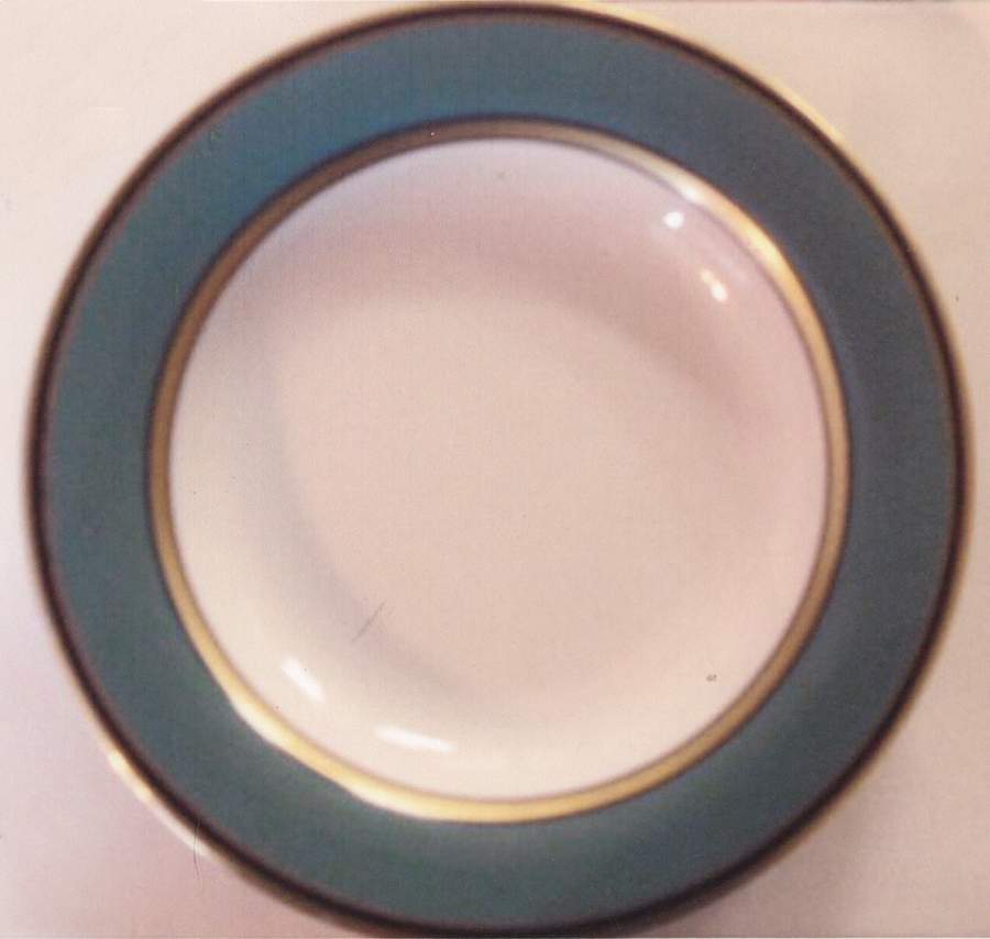 Imperial Aquamarine Large Rim Soup Bowl by Muirfield-1
