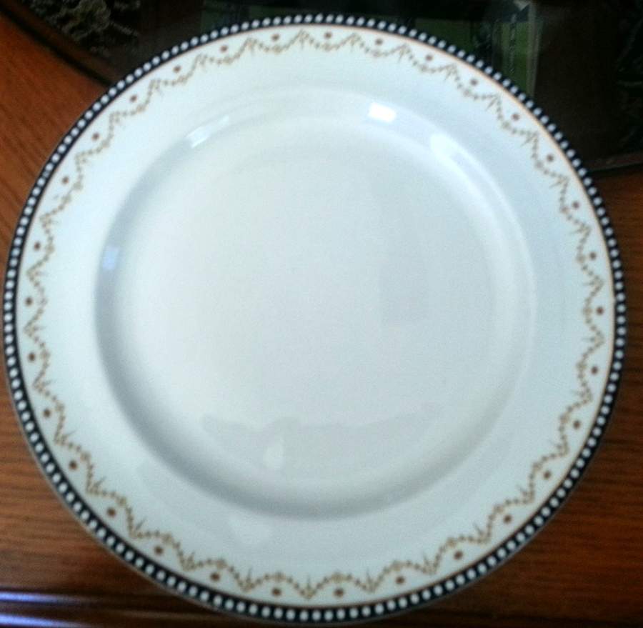 Pearl Dinner Plate by John Maddock & Sons-1