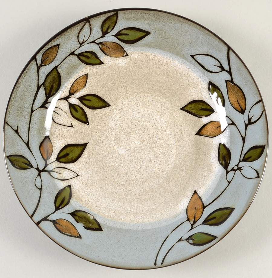 Rustic Leaves Salad Plate by Mikasa-1