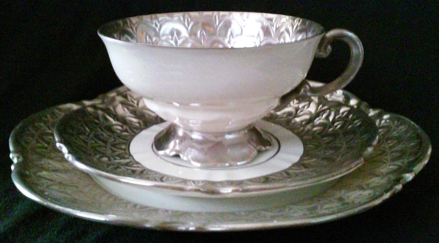 MIT357 Footed Cup & Saucer Set by Mitterteich-1