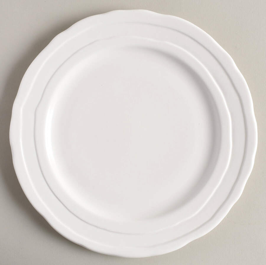 Como White Salad Plate by Michael Wainwright-1