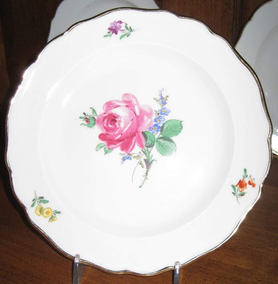 MSS229 Salad Plate by Meissen (Germany)-1