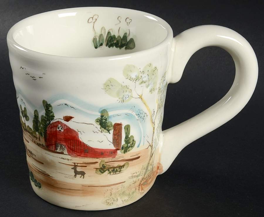 Christmas Farmhouse Mug by Maxcera Corp-1