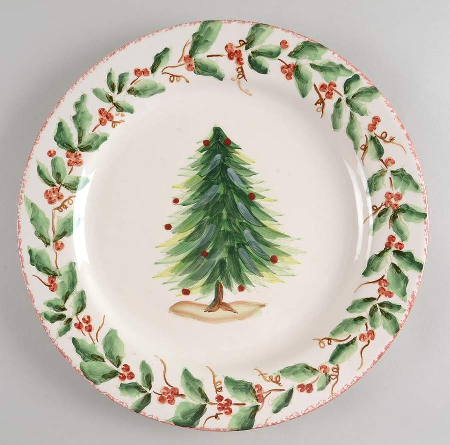 Tree Garland 14" Chop Plate (Round Platter) by Maxcera Corp-1