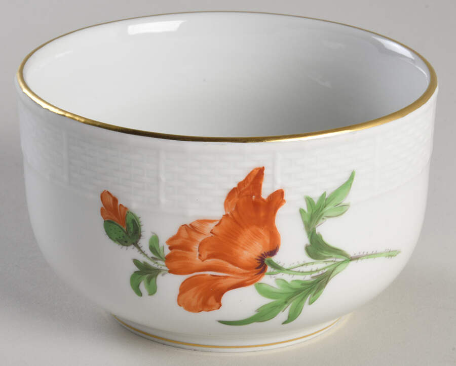 MSS231 Oversize Sugar Bowl-No Lid by Meissen (Germany)-1