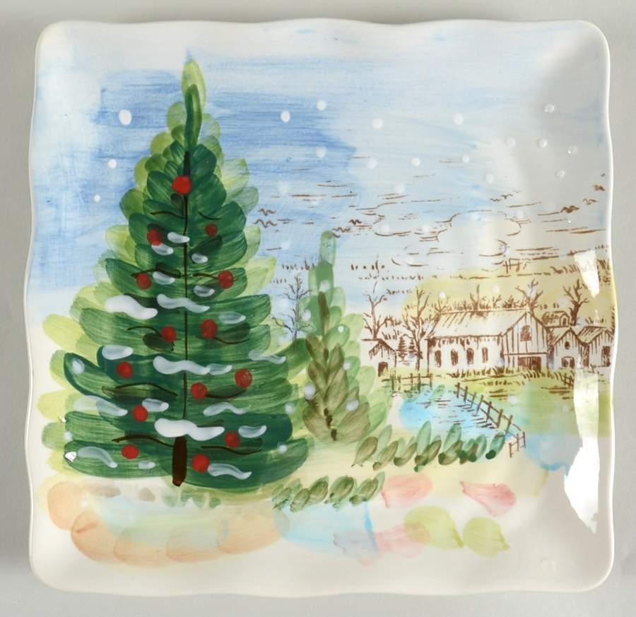 Pinesville Square Salad Plate by Maxcera Corp-1