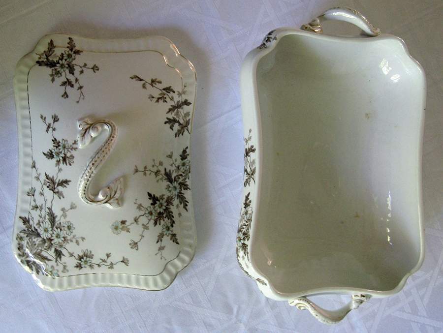 2100 Rectangular Covered Vegetable by John Maddock & Sons-1