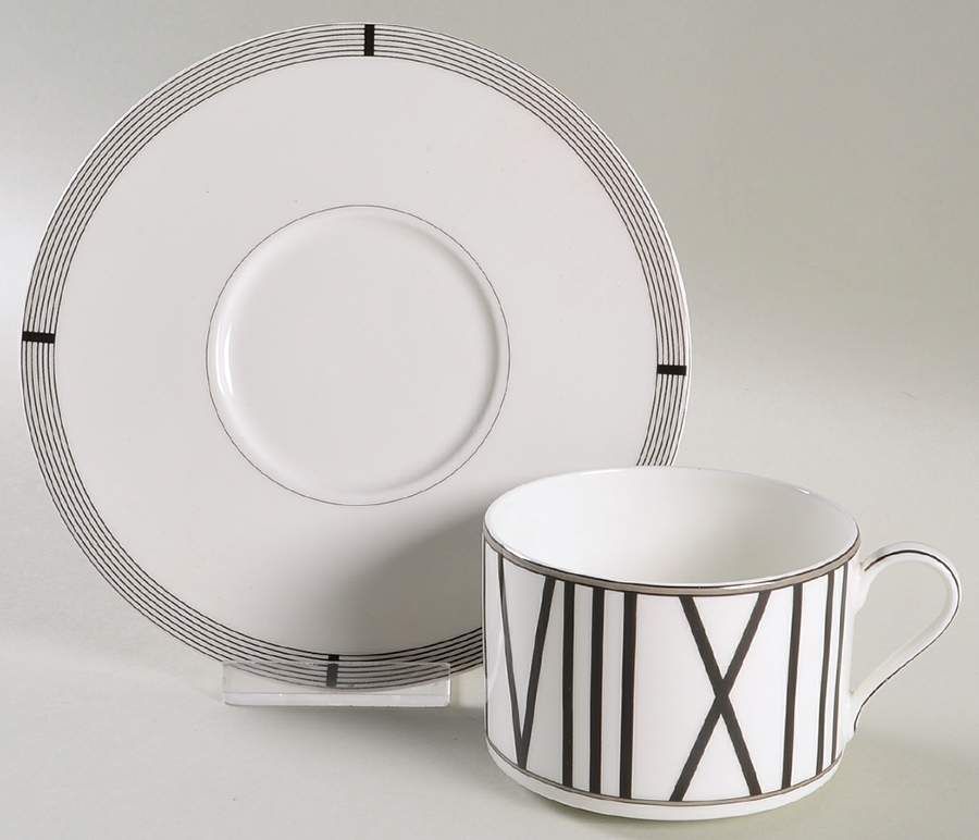 Winslet Flat Cup & Saucer Set by Mikasa-1