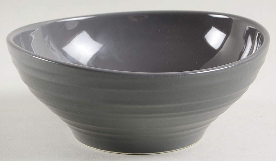 Swirl Graphite Fruit/Dessert (Sauce) Bowl by Mikasa-1