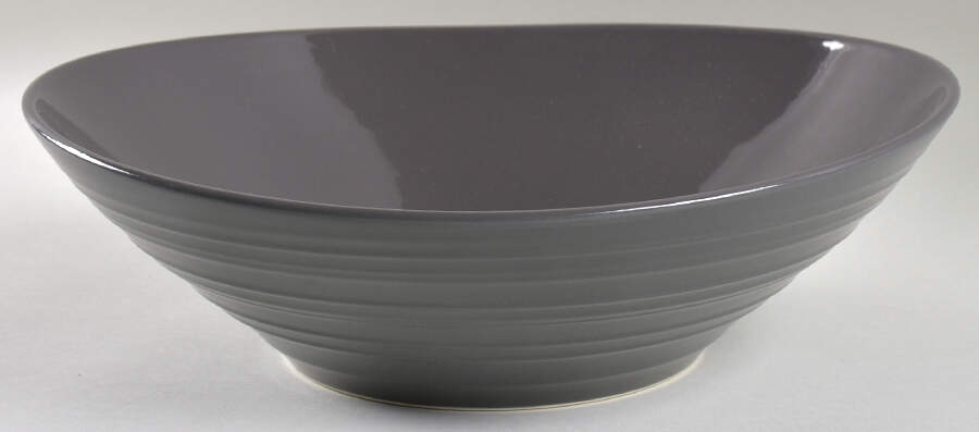 Swirl Graphite 12" Pasta Serving Bowl by Mikasa-1