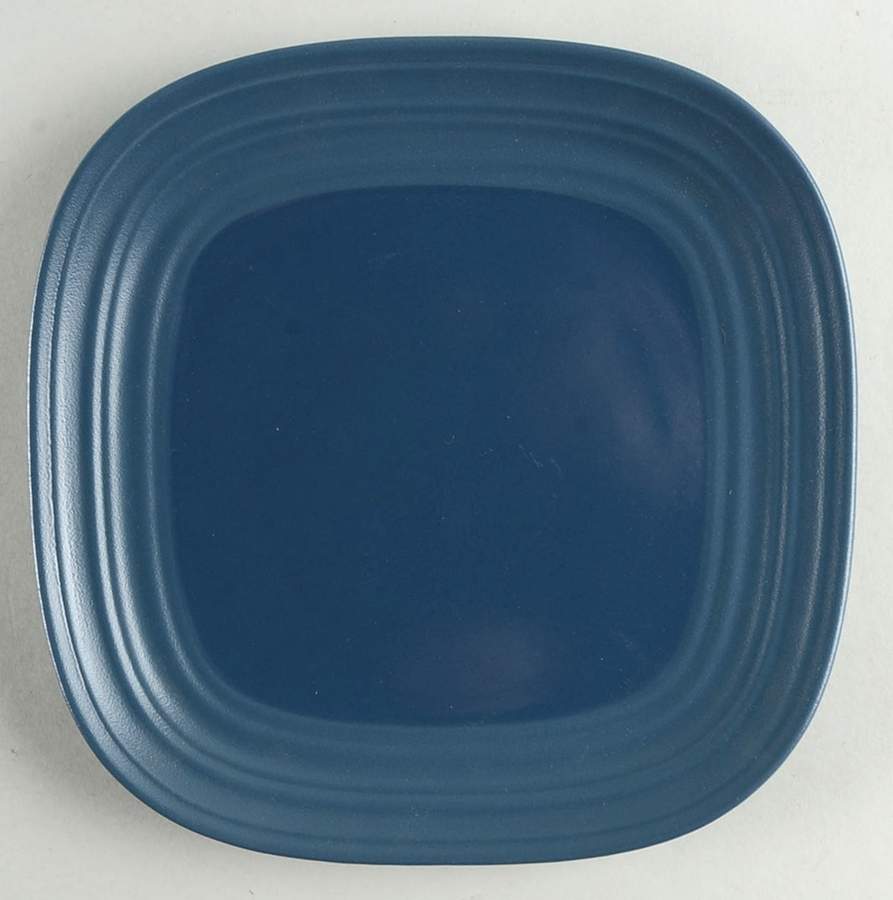 Swirl Square Blue Salad Plate by Mikasa-1