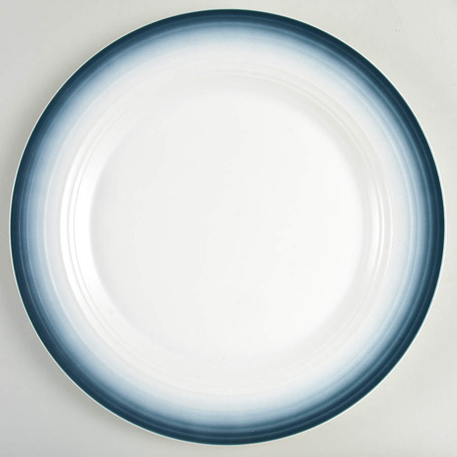 Swirl Ombre Blue 12" Chop Plate (Round Platter) by Mikasa-1