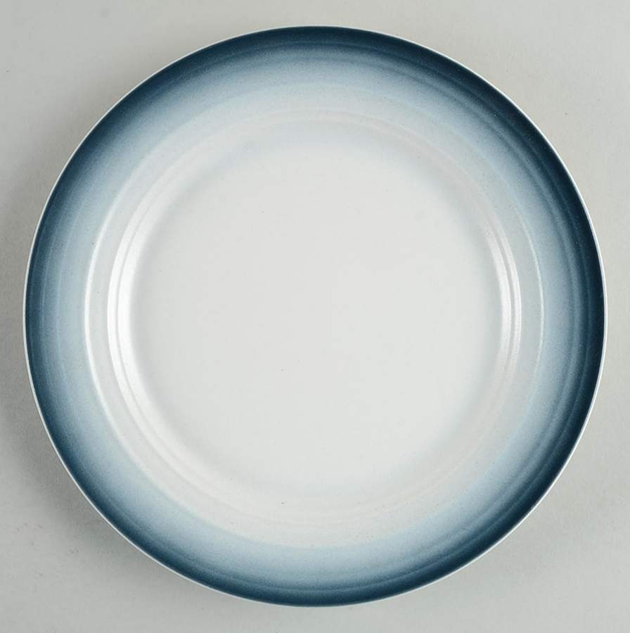 Swirl Ombre Blue Salad Plate by Mikasa-1