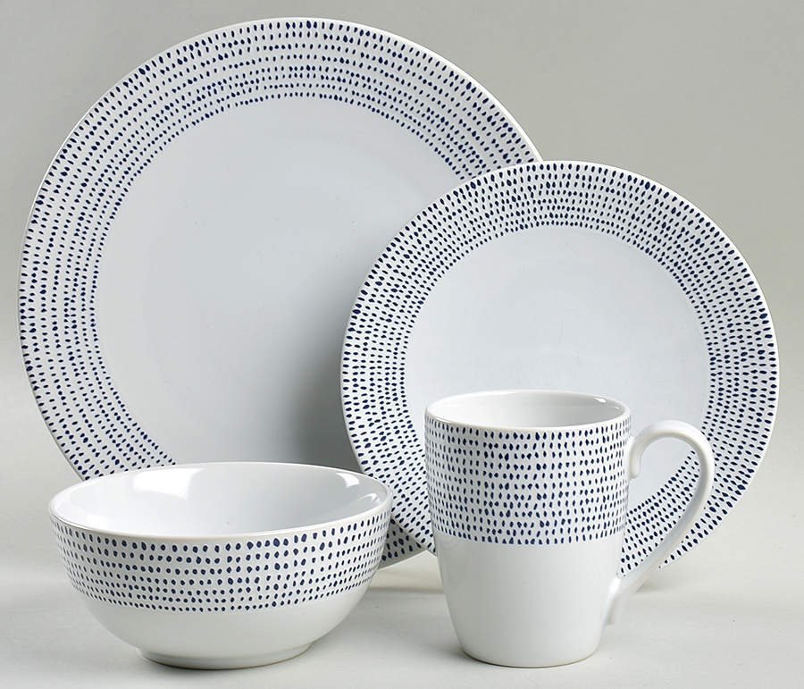 Daylen Cobalt Blue 4 Piece Place Setting by Mikasa-1