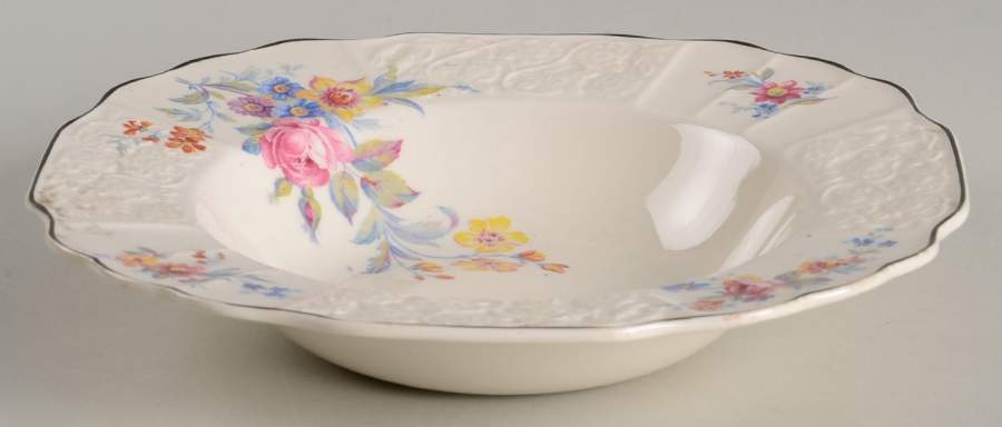 MYO179 Rim Soup Bowl by Myott Staffordshire-1