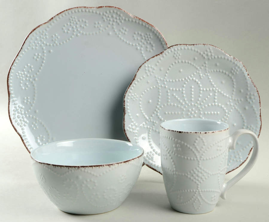 Serena Blue 4 Piece Place Setting by Mikasa-1