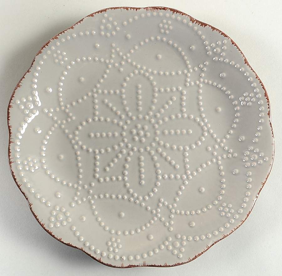 Serena Grey Salad Plate by Mikasa-1