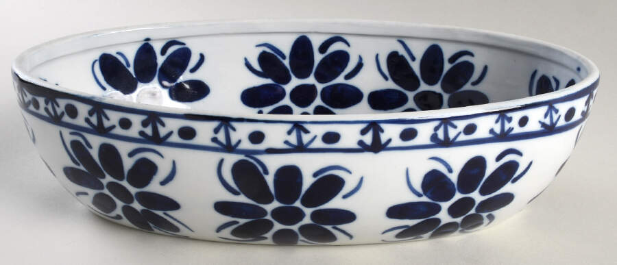 Colonial 12" Oval Vegetable Bowl by Monte Siao-1