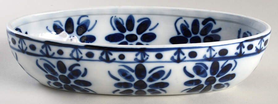 Colonial 11" Oval Vegetable Bowl by Monte Siao-1