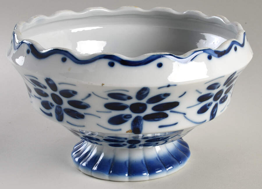 Colonial Large Footed Fruit Bowl by Monte Siao-1
