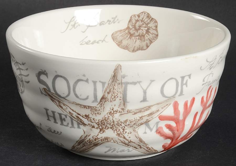 Stamp Sealife Soup/Cereal Bowl by Maxcera Corp-1