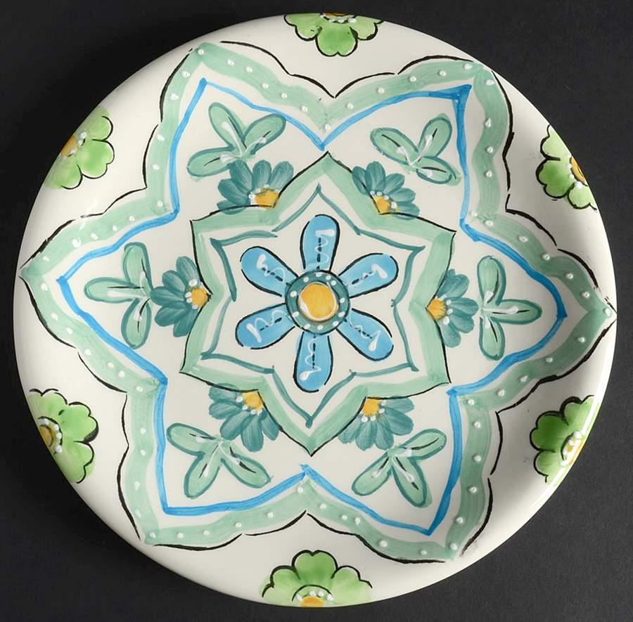 White Star Salad Plate by Maxcera Corp-1