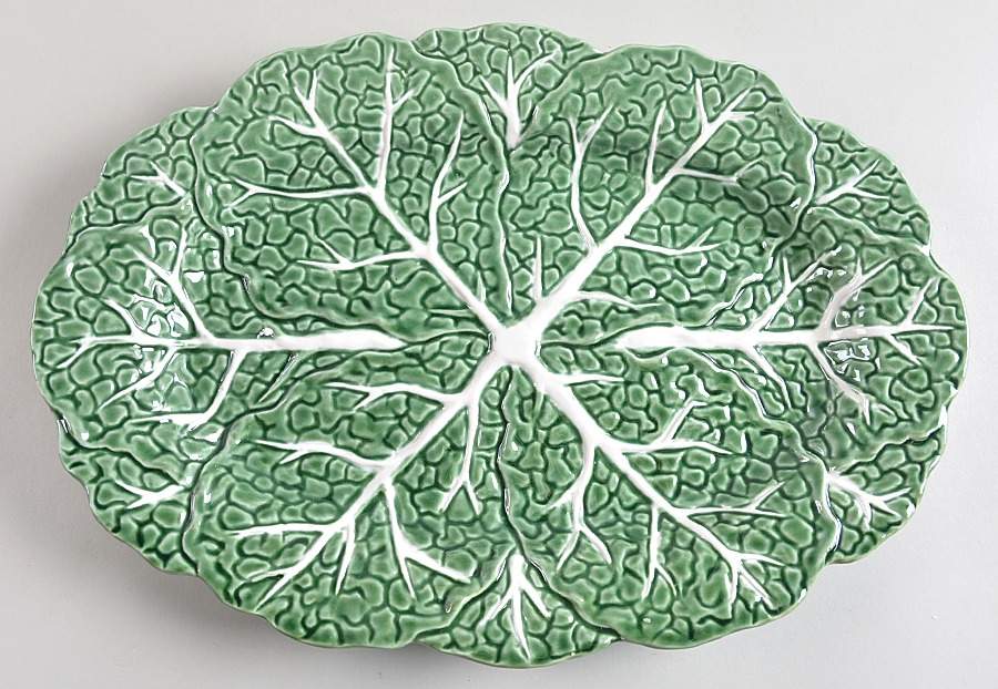 Cabbages 14" Oval Serving Platter by Maxcera Corp-1