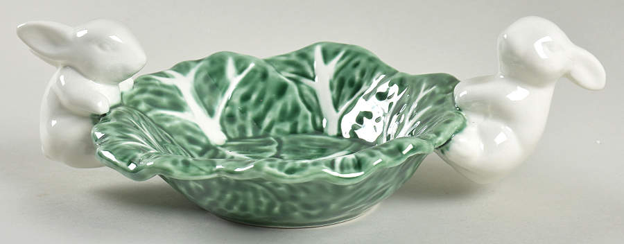 Cabbages Bunny Dish by Maxcera Corp-1