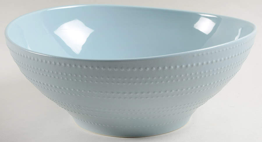 Ryder Blue 9" Round Vegetable Bowl by Mikasa-1
