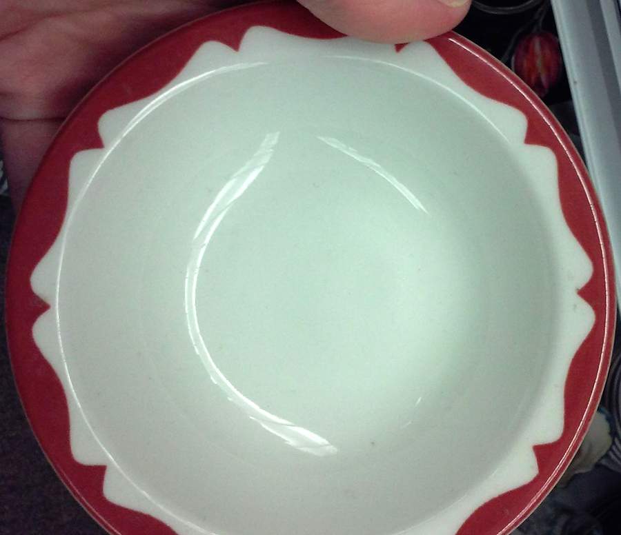 458 Rim Fruit/Dessert (Sauce) Bowl by Mayer (American)-1