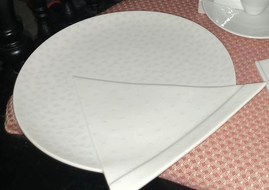 Gray Graphics Dessert/Pie Plate by Mikasa-1