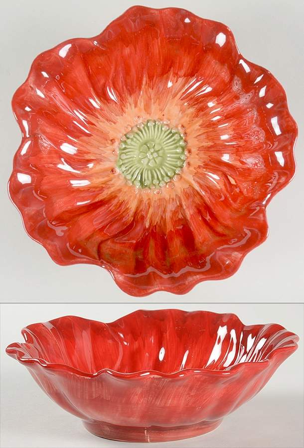 Summer Mum Floral Flower Shape Soup/Cereal Bowl by Maxcera Corp-1