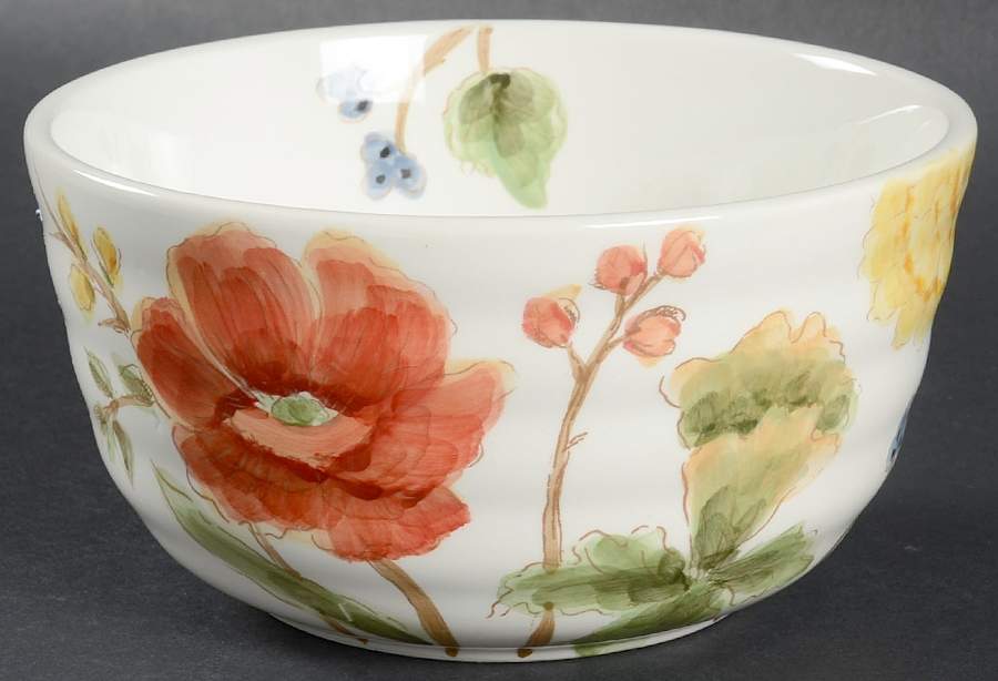 Summer Mum Floral Soup/Cereal Bowl by Maxcera Corp-1
