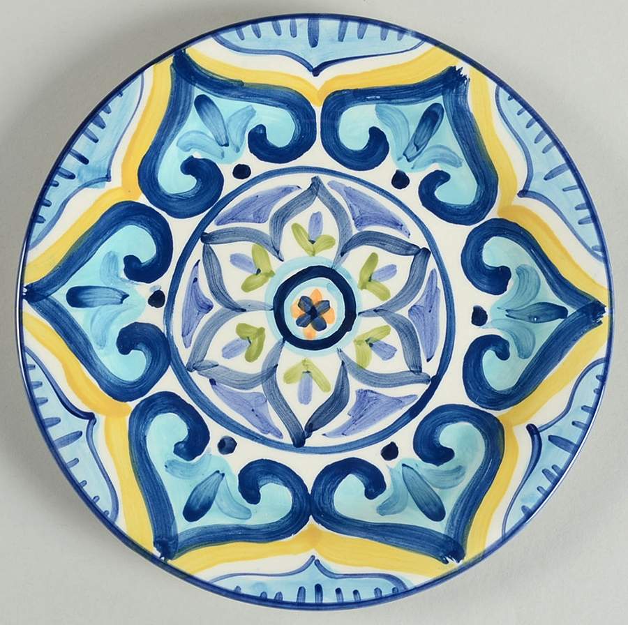 Blue Ray Salad Plate by Maxcera Corp-1