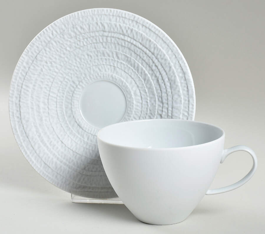 Gotham Flat Cup & Saucer Set by Michael Aram-1