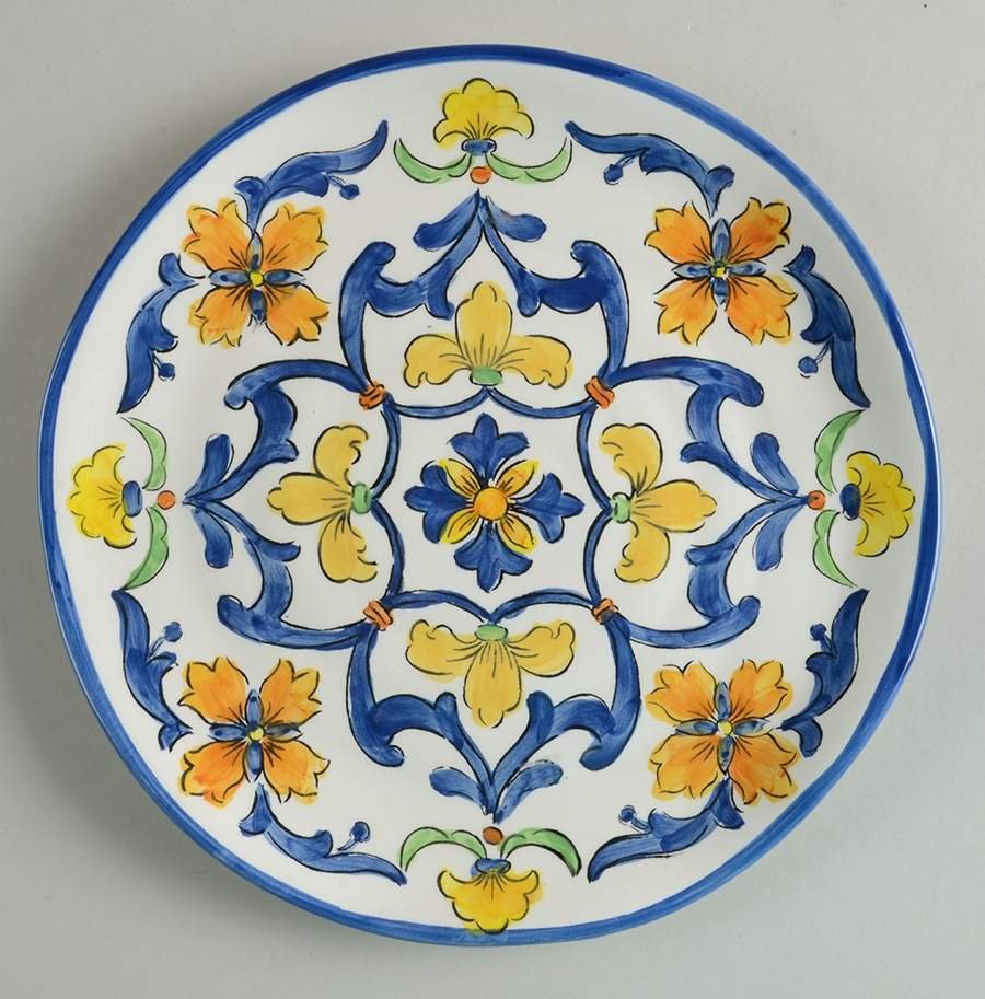 Posh Blue Salad Plate by Maxcera Corp-1